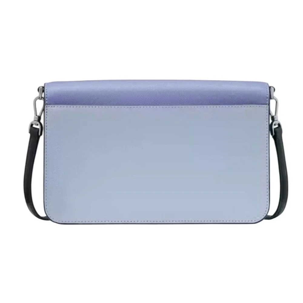 Kate Spade Madison Flap Convertible‎ Crossbody Saffiano Leather Blue KC623 NEW